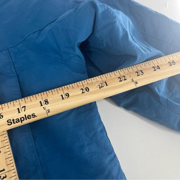 LL Bean Jacket Women Small Blue Parka Winter Attach Hood Outdoor Thinsulate Coat - Picture 6 of 9